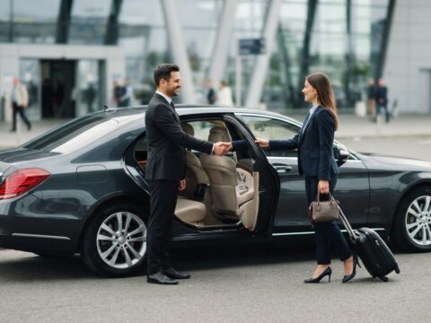 Închiriere mașină pentru a primi un client